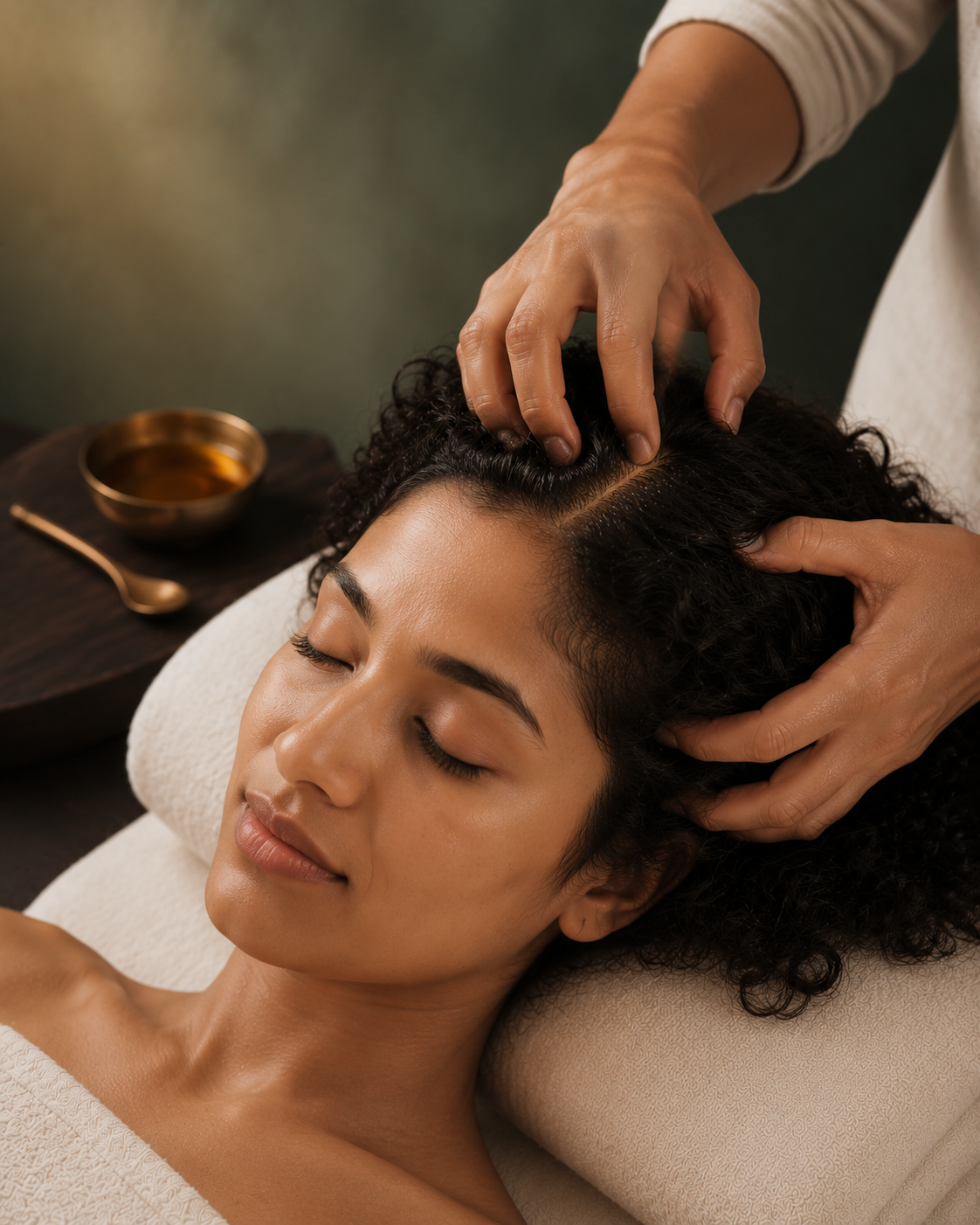 Scalp and Crown Marma Therapy