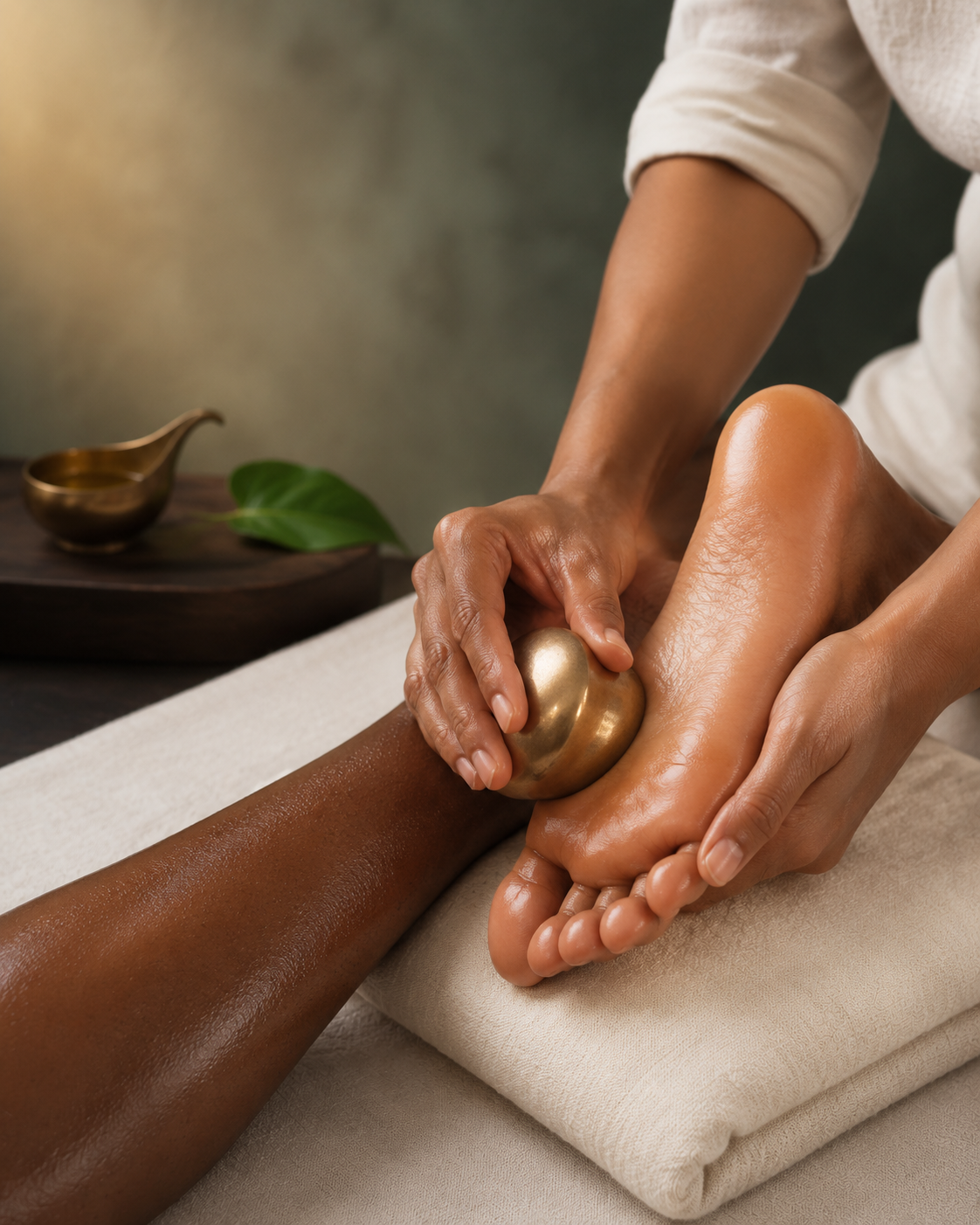 Grounded Foot Treatment